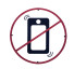 Placa proibido celular - Imagem: 1