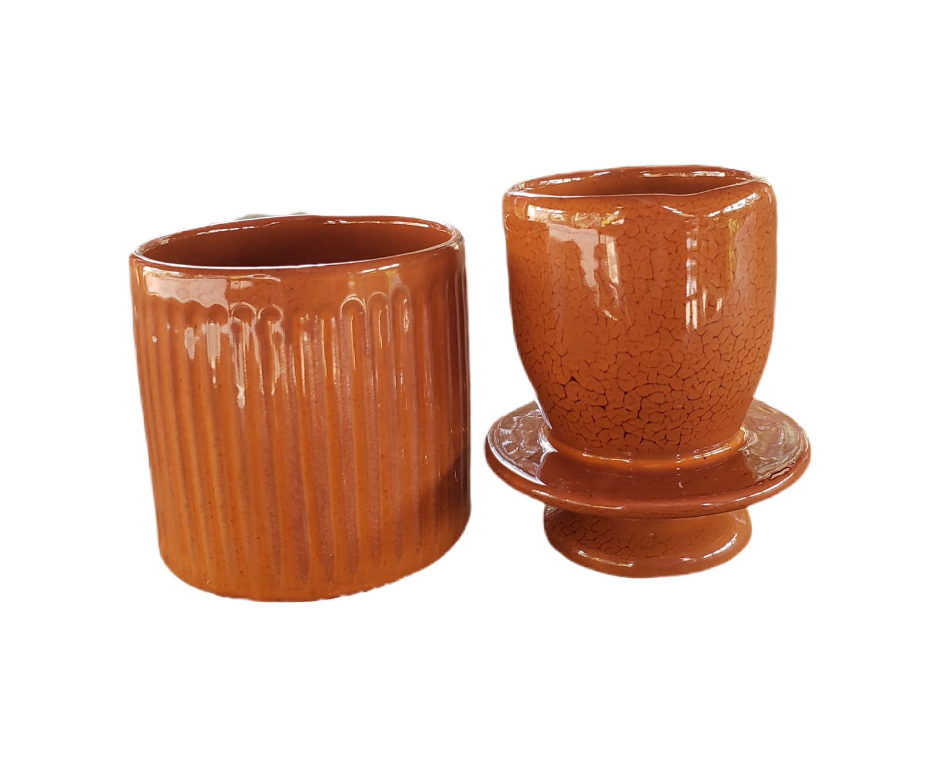 Manteigueira francesa terracota 