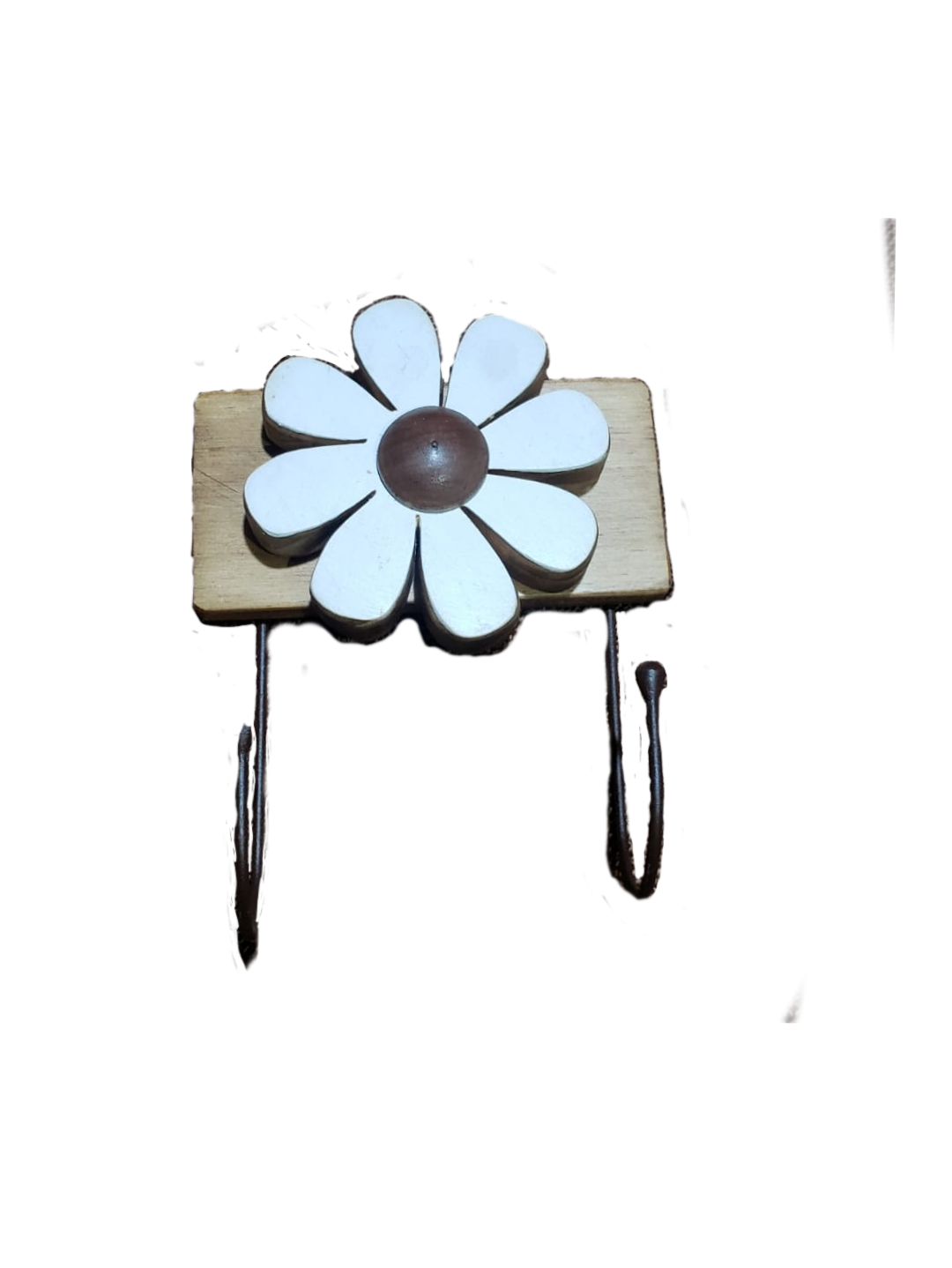 Gancheira dupla flor 
