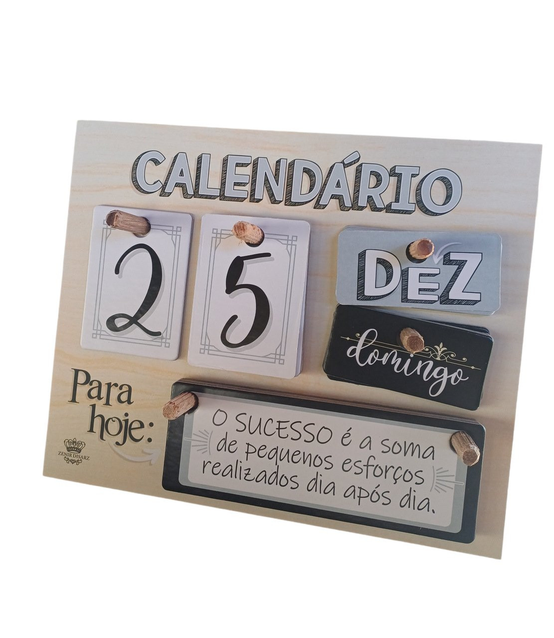 Calendário permanente clean 
