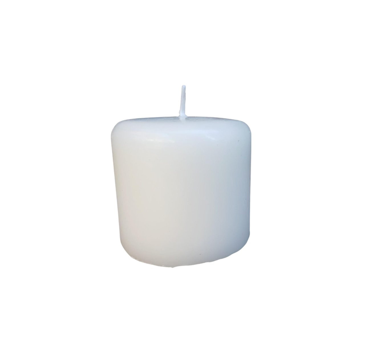 Vela pilar branca 07 x 08 cm 