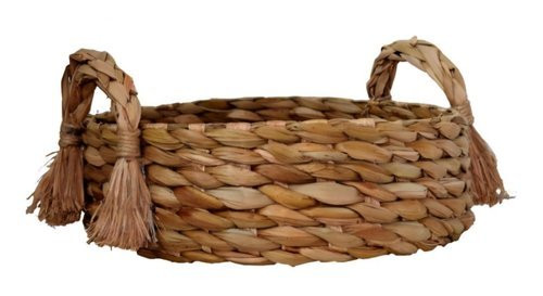 cesta em fibra natural