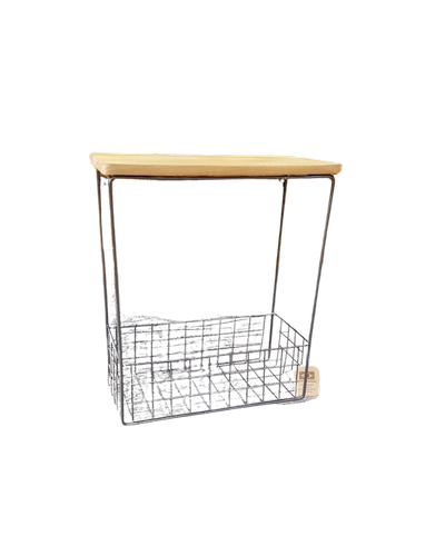 cesta com prateleira square