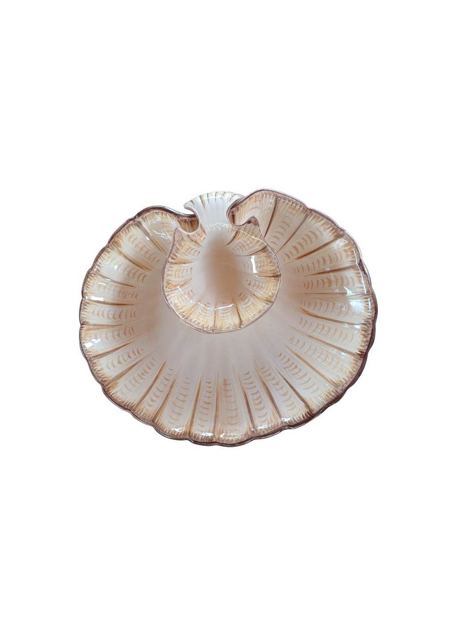 Conjunto de Petisqueira com molheira concha