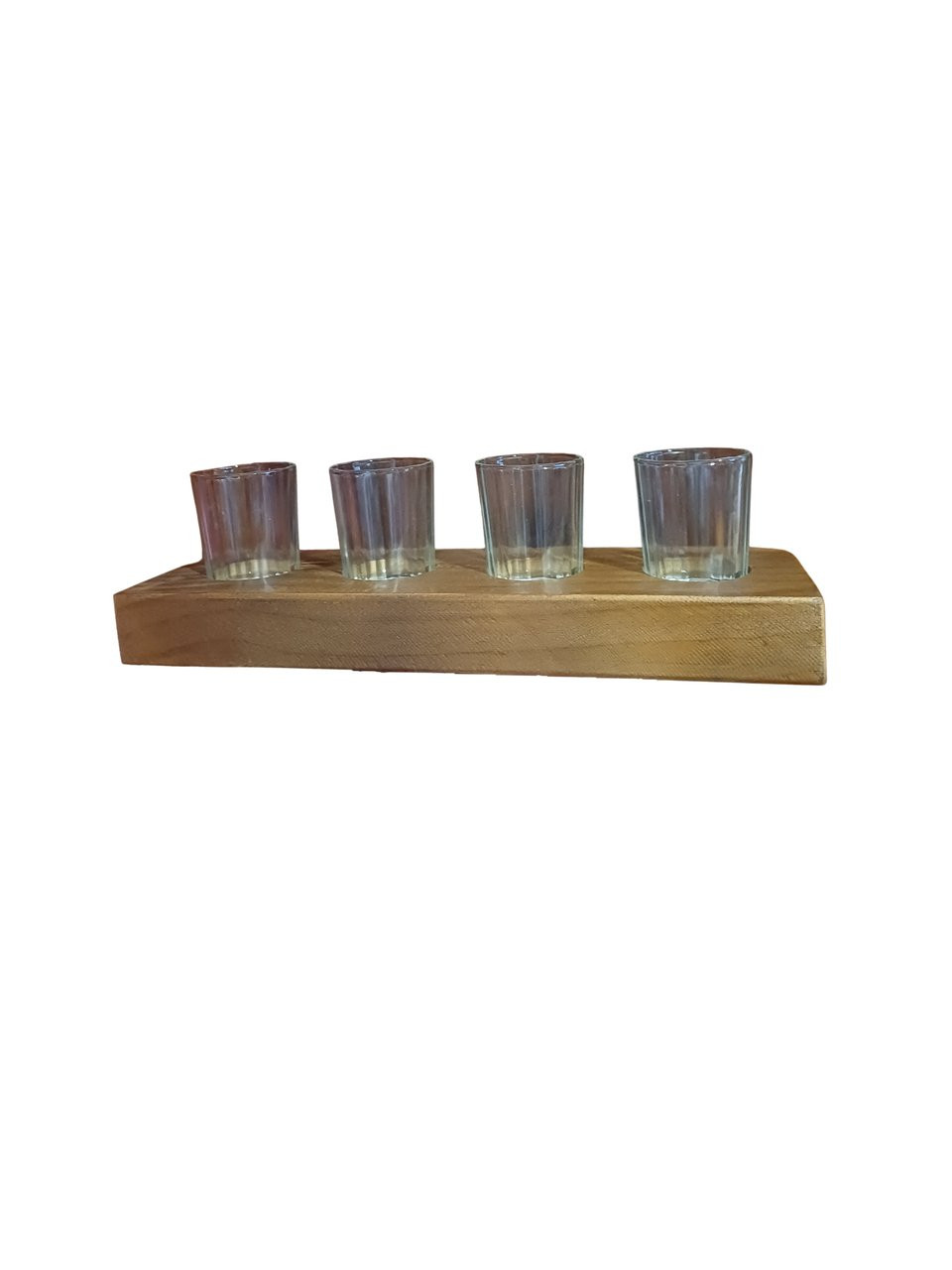 Tábua com 4 mini copos