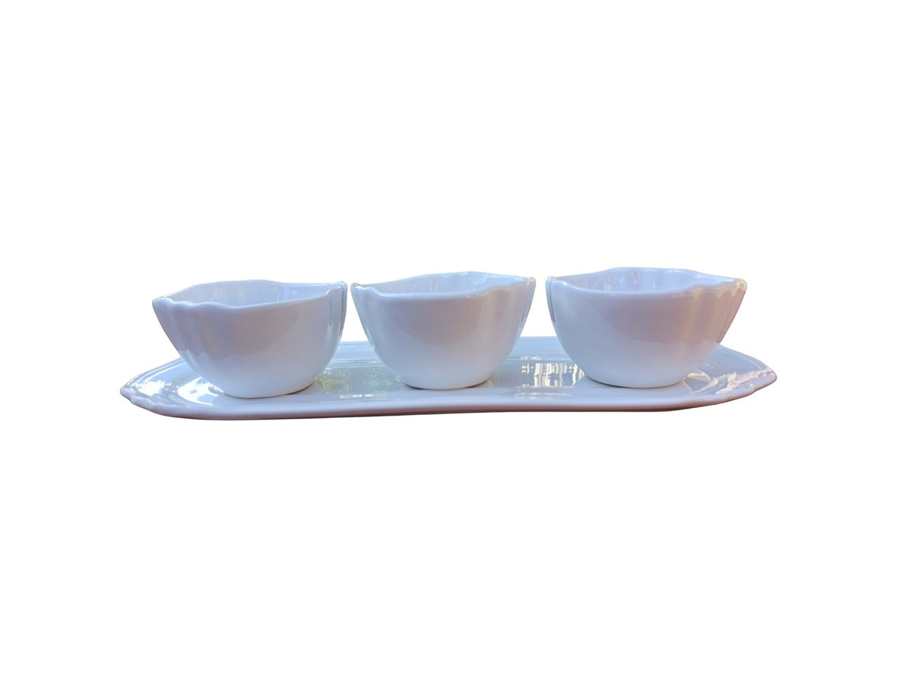 Conjunto Tunísia branco 4/ pçs