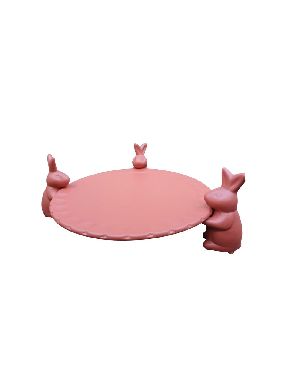 Boleira desmontável coelhos terracota fosco