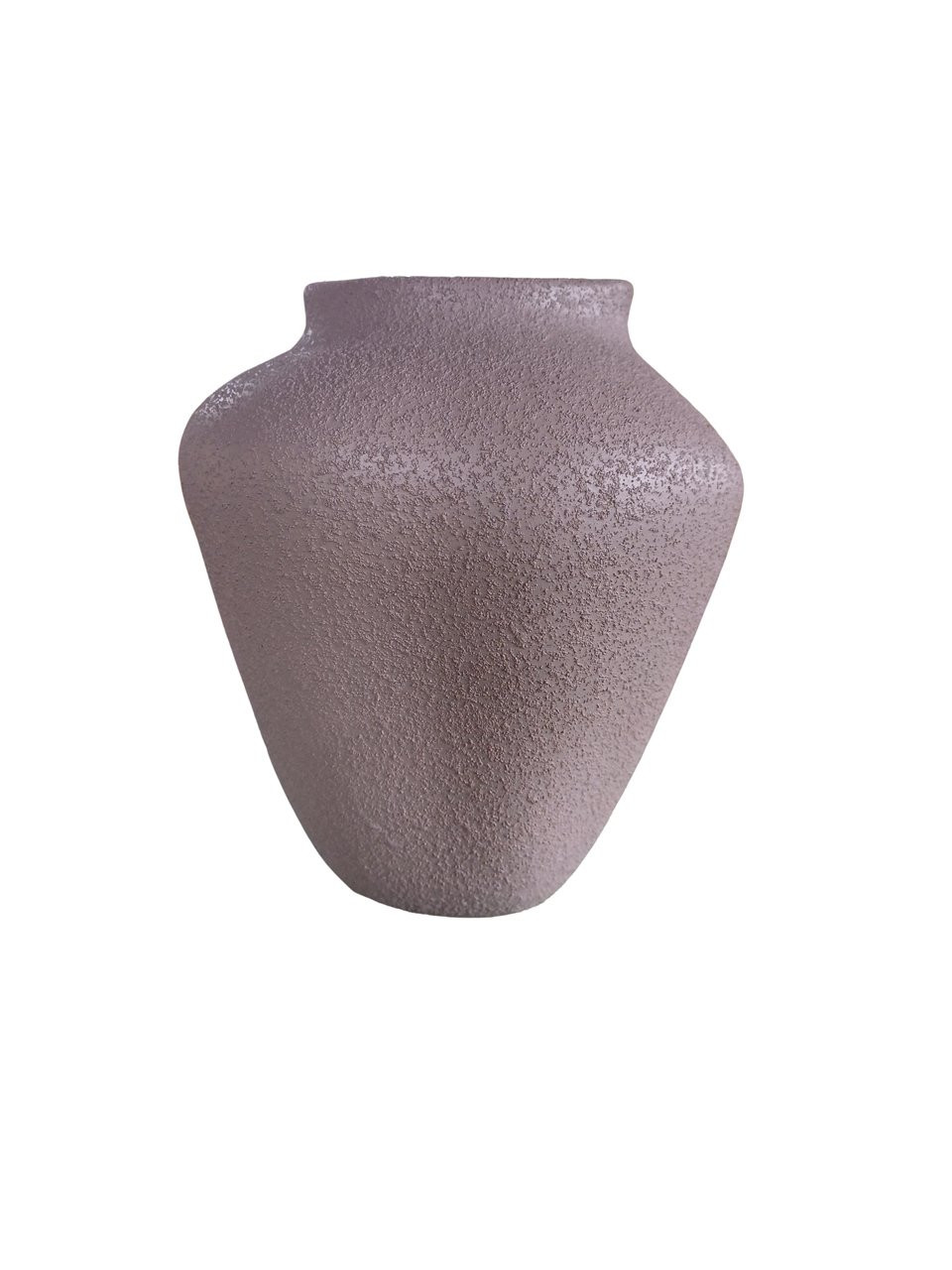 Vaso G marrom texturizado fosco
