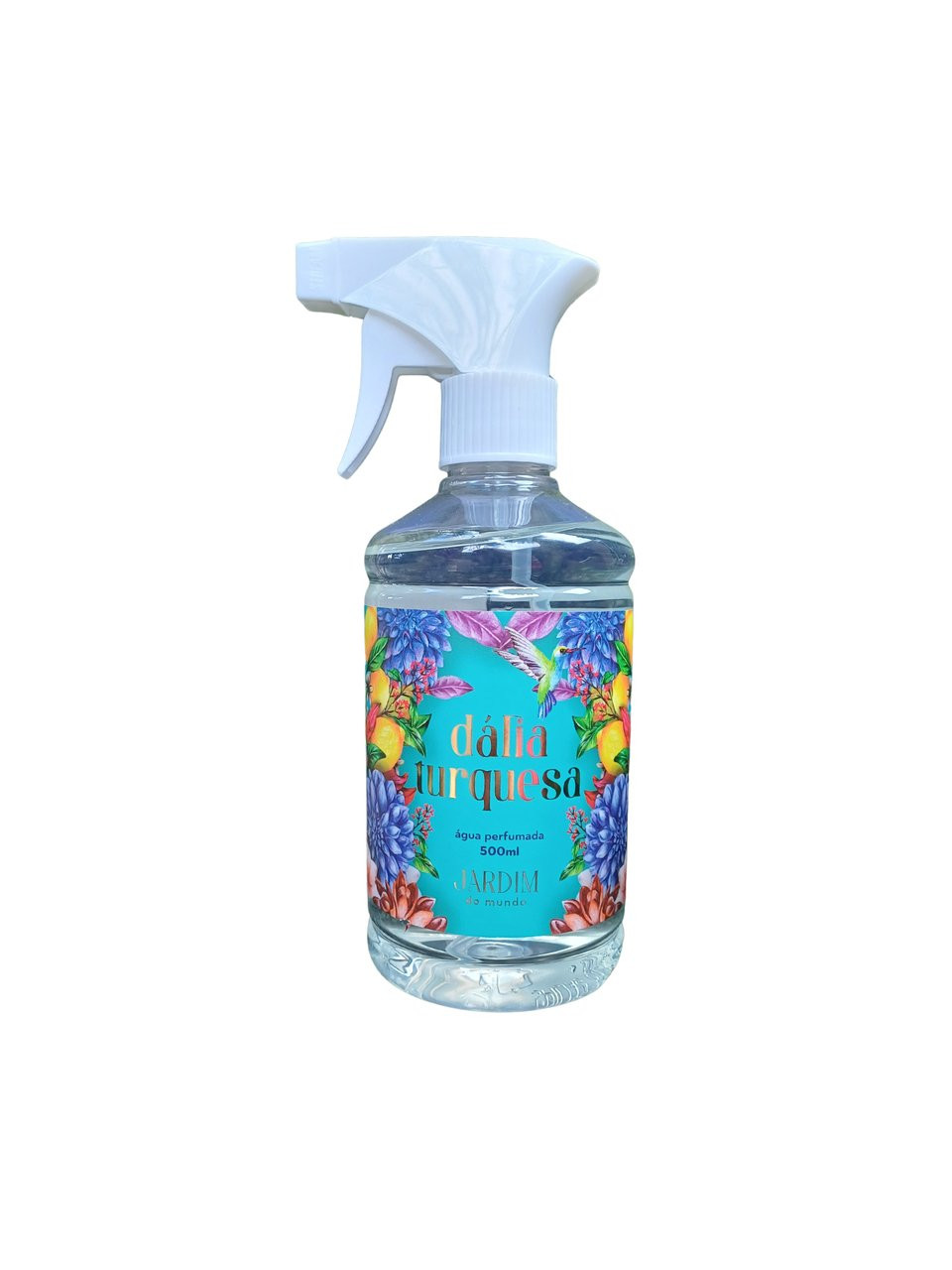 Água perfumada dália turquesa 500ml