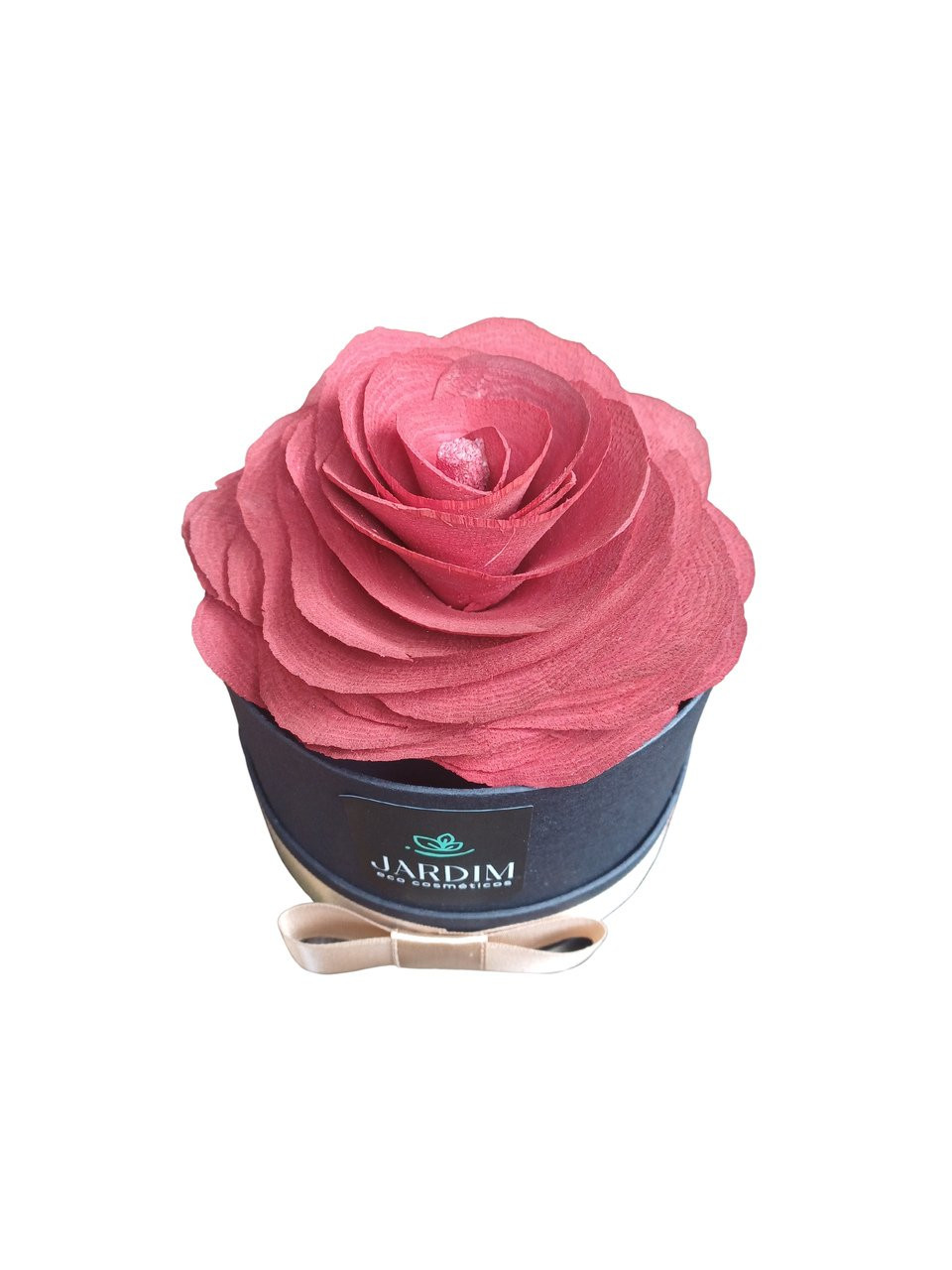 Caixa box flor vermelha 
