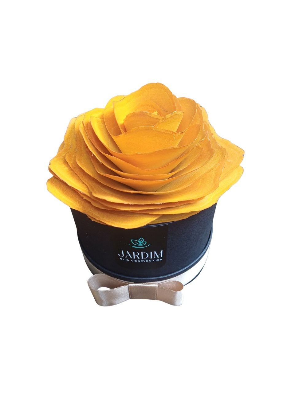 Caixa box flor amarela