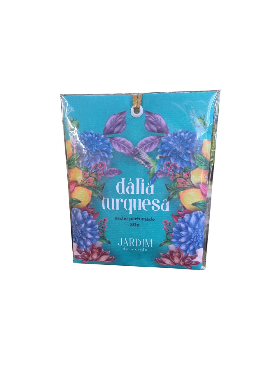Sachê perfumado dalia turquesa 20g