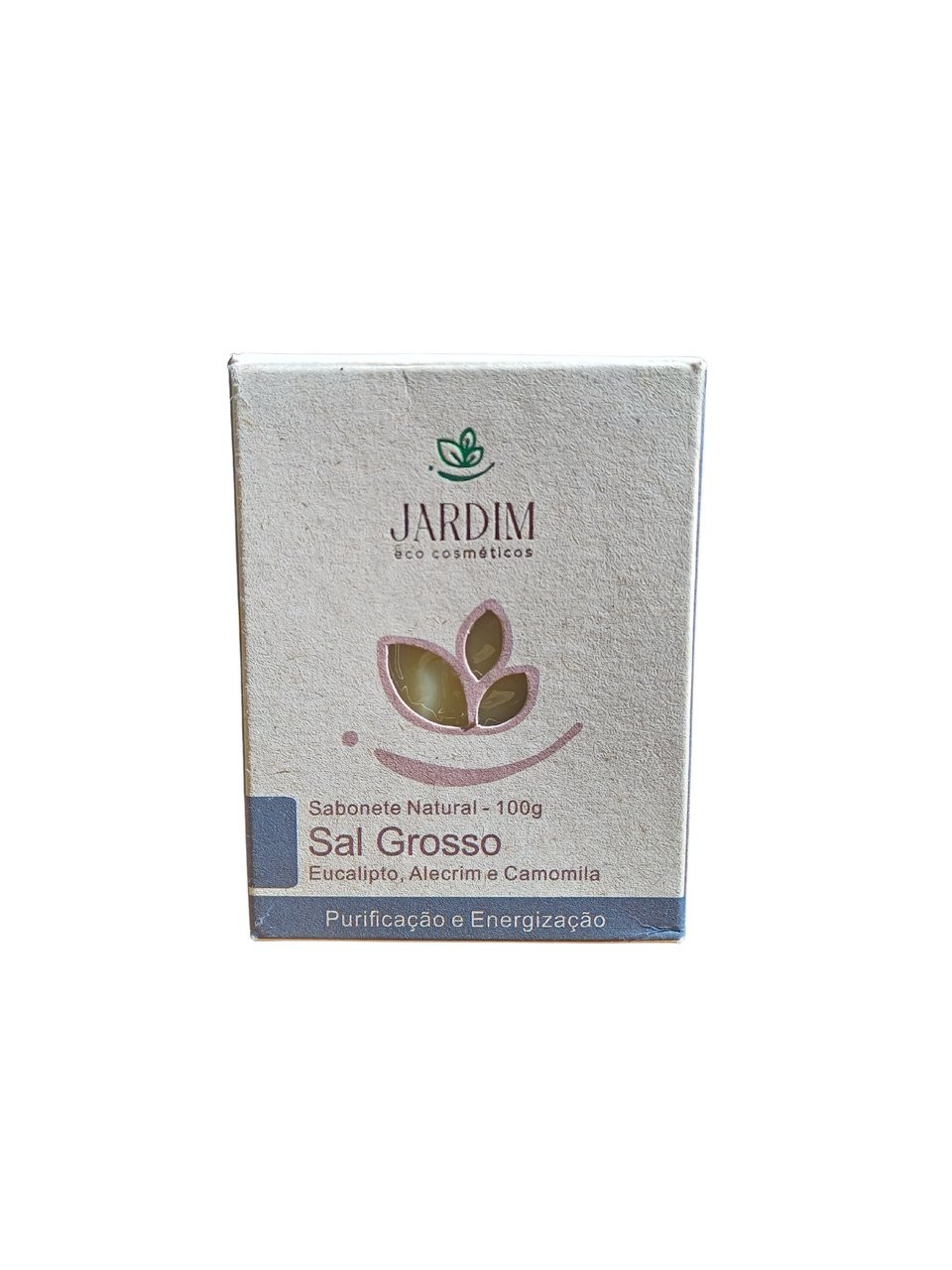 Sabonete natural sal grosso 100g