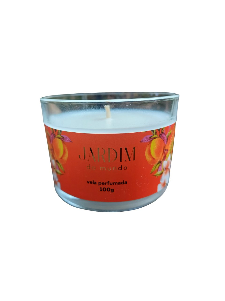 Vela perfumada flor de tangerina - 100g