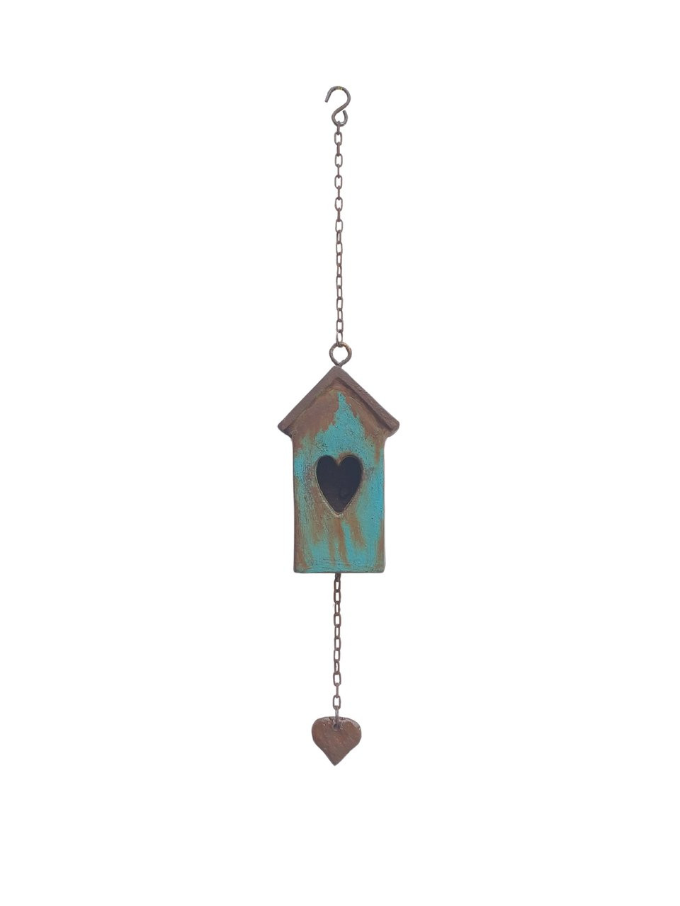 Mini casinha pendente azul