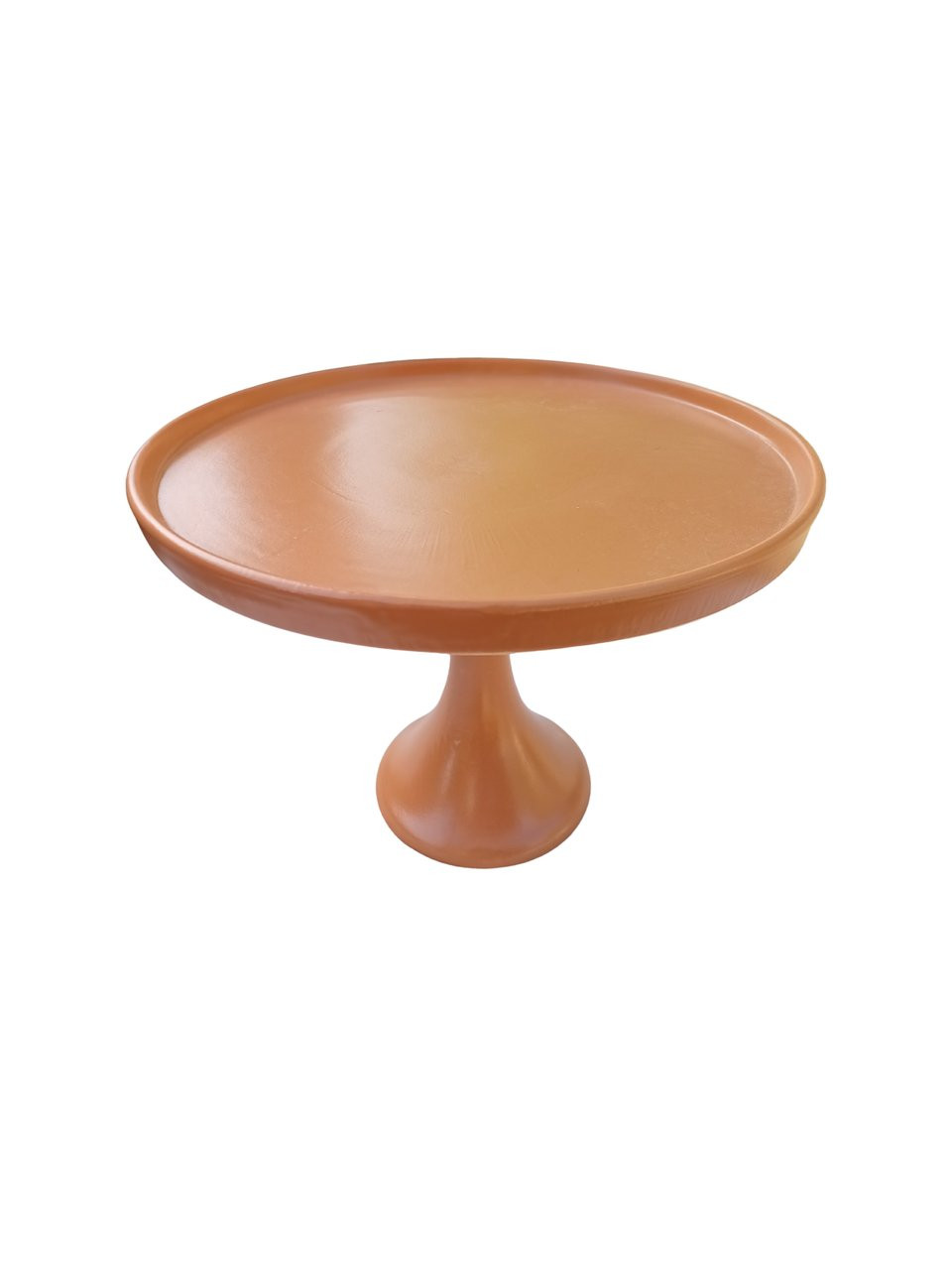 Prato de bolo rustic terra