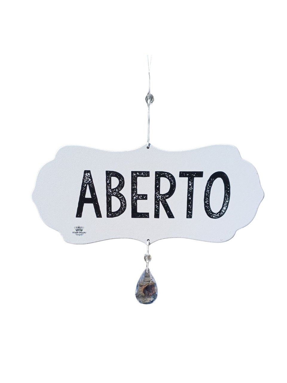 Placa aberto e fechado 