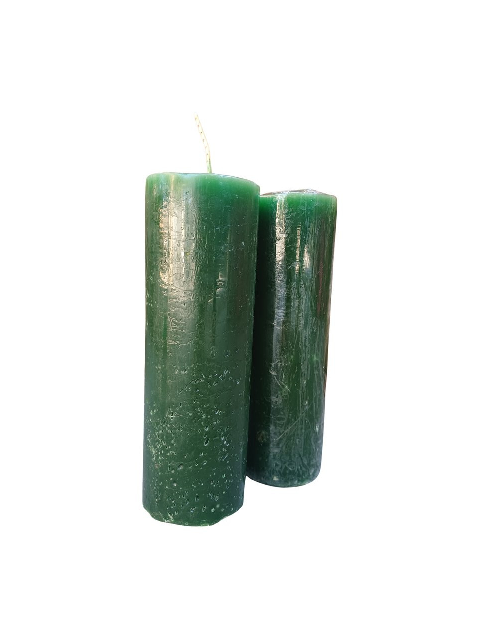 Vela color verde