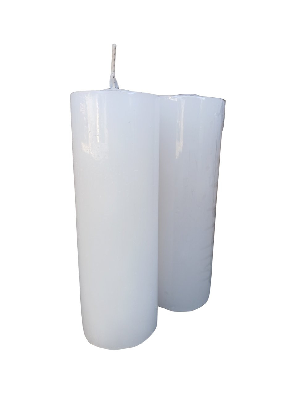 Vela color branca