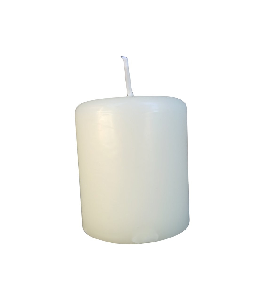 Vela pilar creme 06 x 07 cm