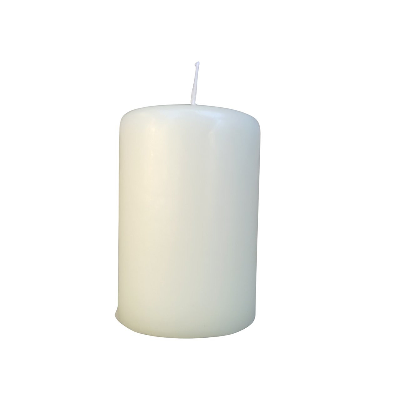 Vela pilar creme 06 x 09 cm
