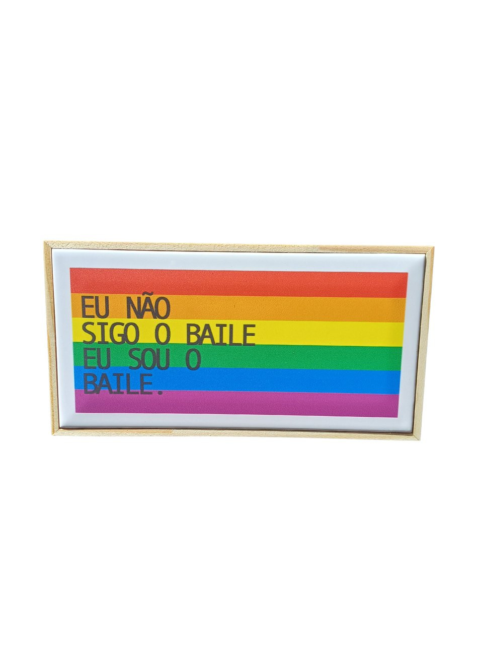 Azulejo divertido eu sou o baile 