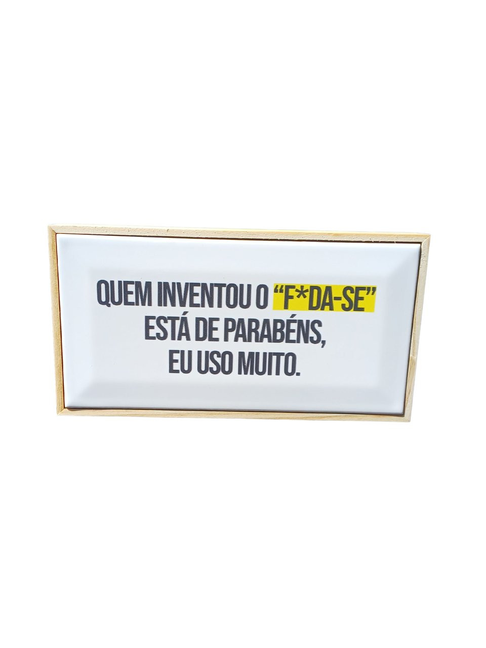 Azulejo divertido Invenção do foda-se