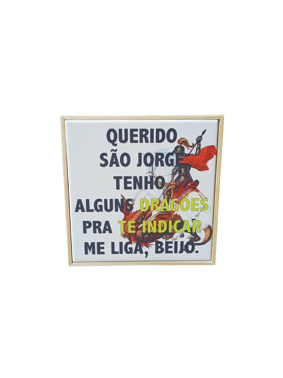 Azulejo divertido São Jorge