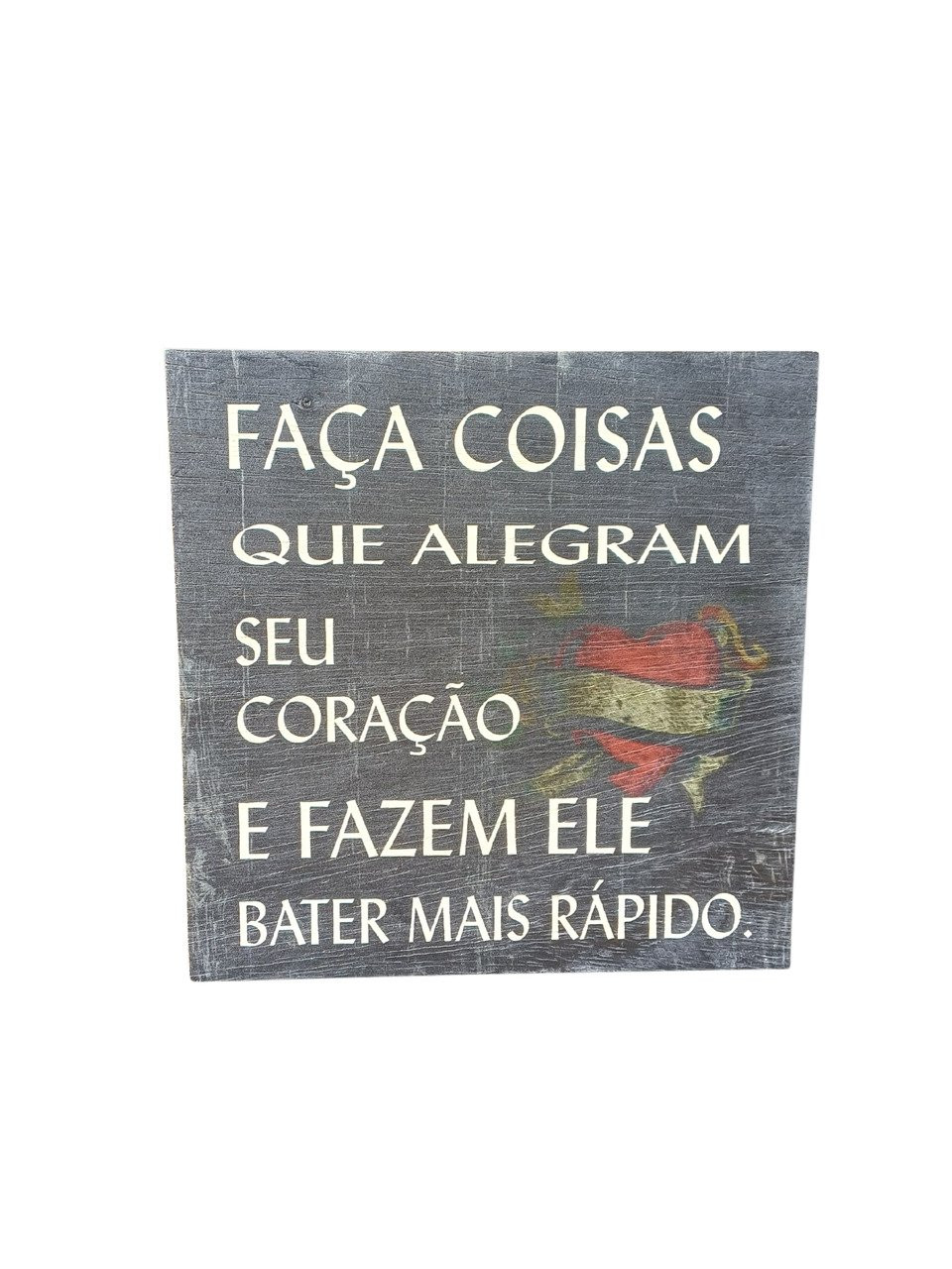Quadro motivação coração