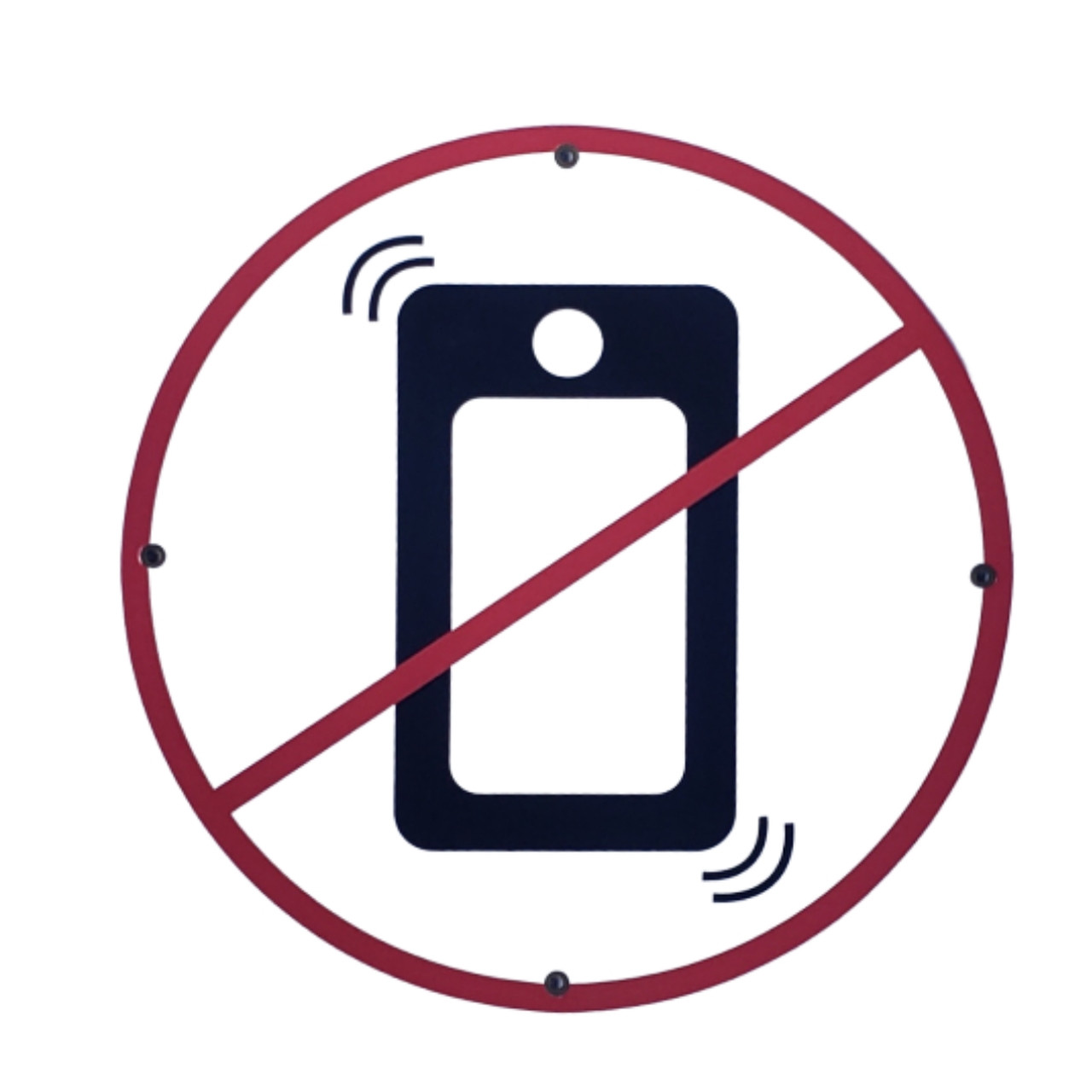 Placa proibido celular
